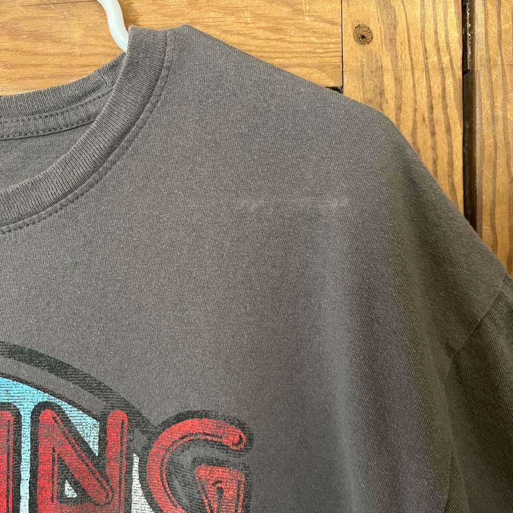 The Rolling Stones Tee - Charcoal Gray with Multicolor Logo - Picture 2 of 5